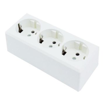 Aigostar - Домашна SCHUKO розетка 3Z 250/16A