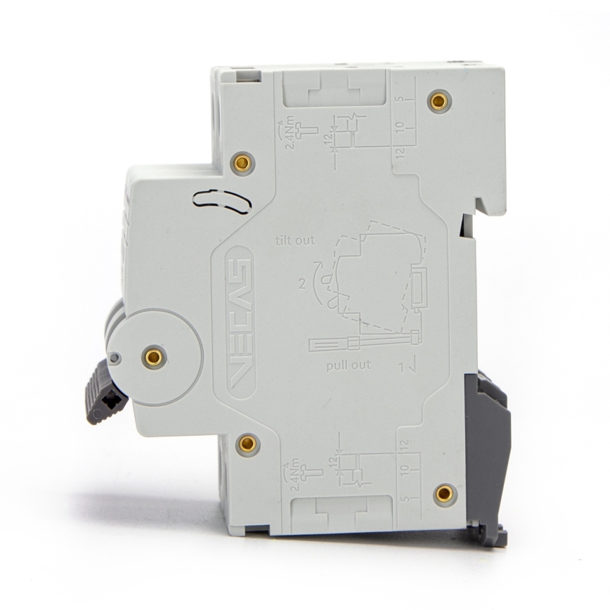 Aigostar - Двуполюсен автоматичен прекъсвач 2P-63A-C 230-400V