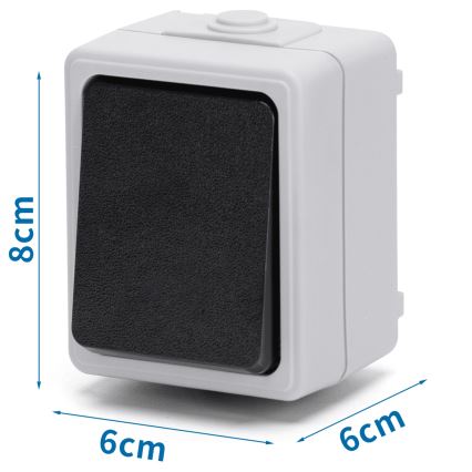 Aigostar - Еднокнопков ключ IP54