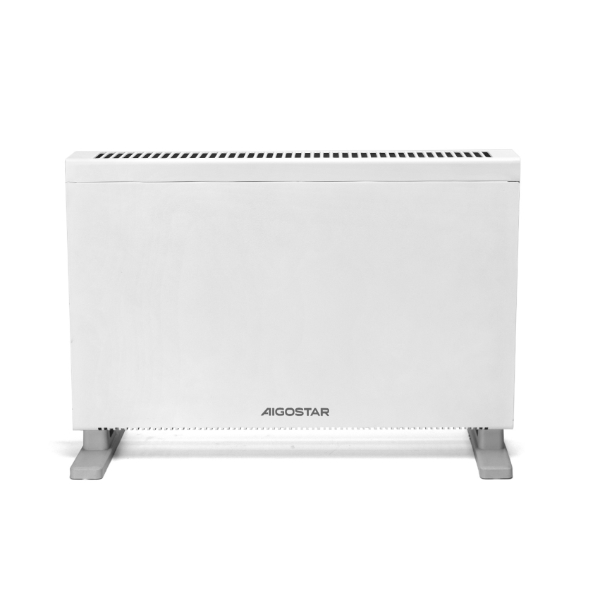 Aigostar - Електрически конвектор/нагревател с LCD дисплей ECO/1250/2000W/230V + дистанционно управление