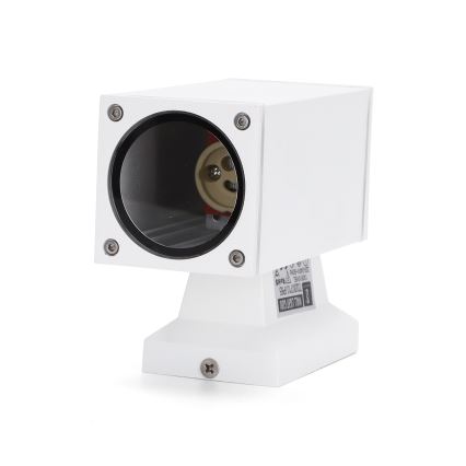 Aigostar - Екстериорен аплик 1xGU10/230V бял IP65 ъглов