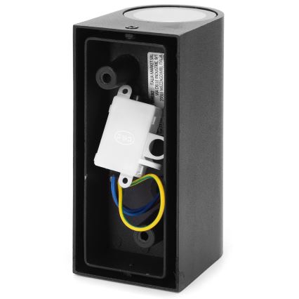 Aigostar - Екстериорен аплик 2xGU10/35W/230V черен IP54