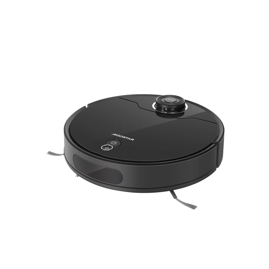 Aigostar - Интелигентна прахосмукачка робот 2в1 12W/230V 3300mAh Wi-Fi черен