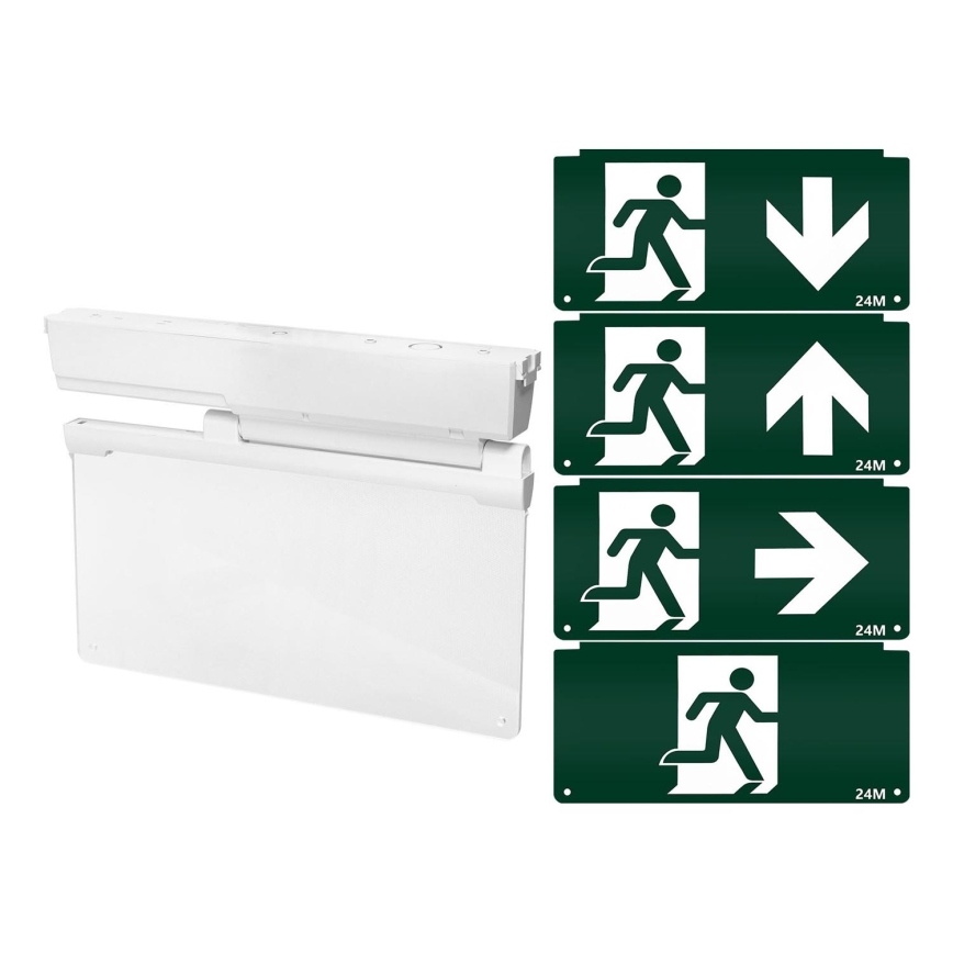 Aigostar - LED Аварийна лампа EMERGENCY EXIT LED/3,6W/230V 6500K 500mAh