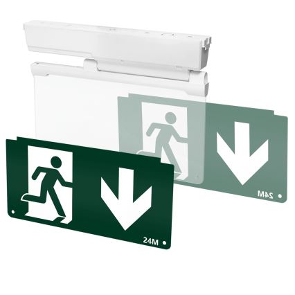 Aigostar - LED Аварийна лампа EMERGENCY EXIT LED/3,6W/230V 6500K 500mAh
