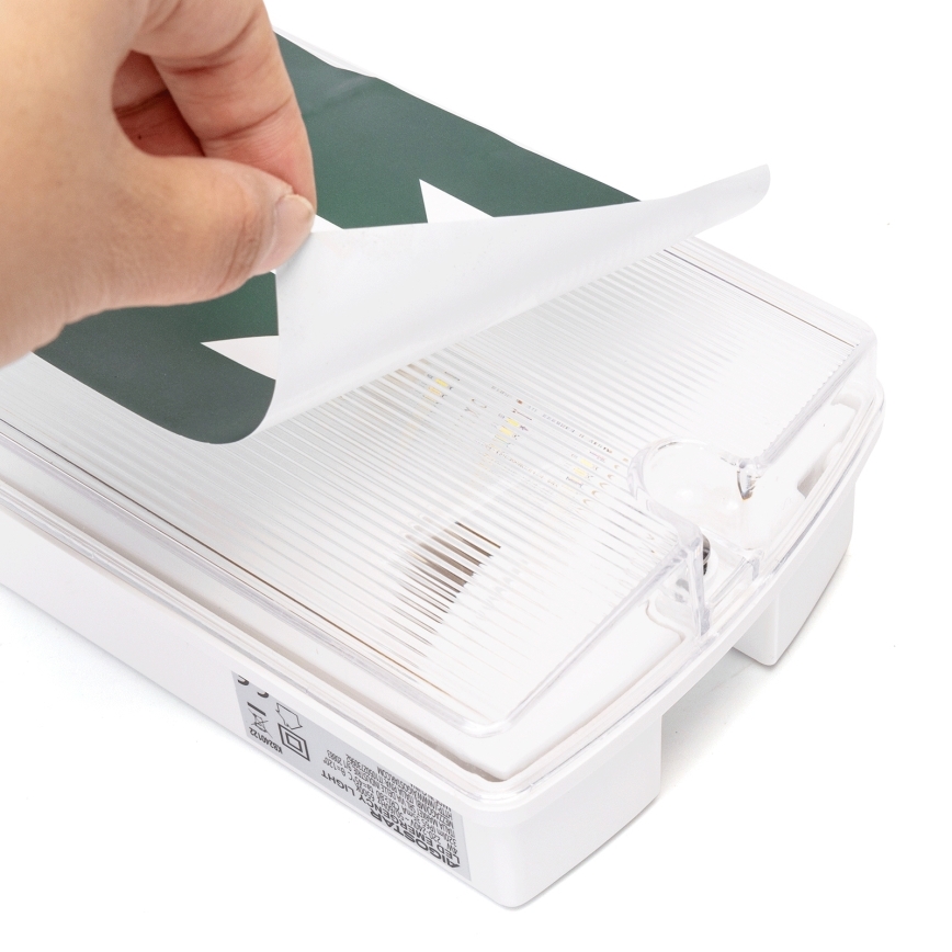 Aigostar - LED Аварийна лампа EMERGENCY EXIT LED/4W/230V IP65 6500K 600mAh