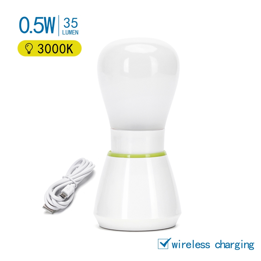 Aigostar - LED Акумулаторен нощна лампа LED/0,5W/5V 3000K