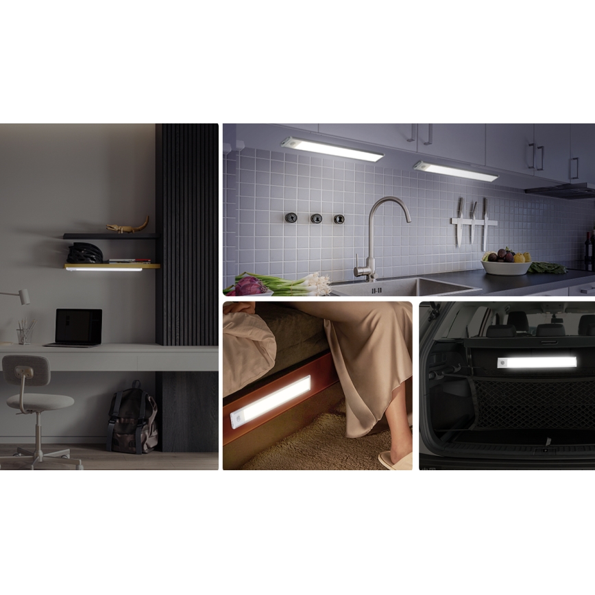 Aigostar - LED Акумулаторно осветление за мебели със сензор LED/1,5W/5V 6500K