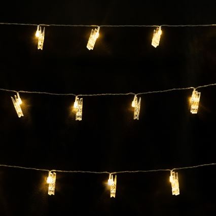 Aigostar - LED декоративен гирлянд 80xLED/5W/USB 13 m топла бяла светлина