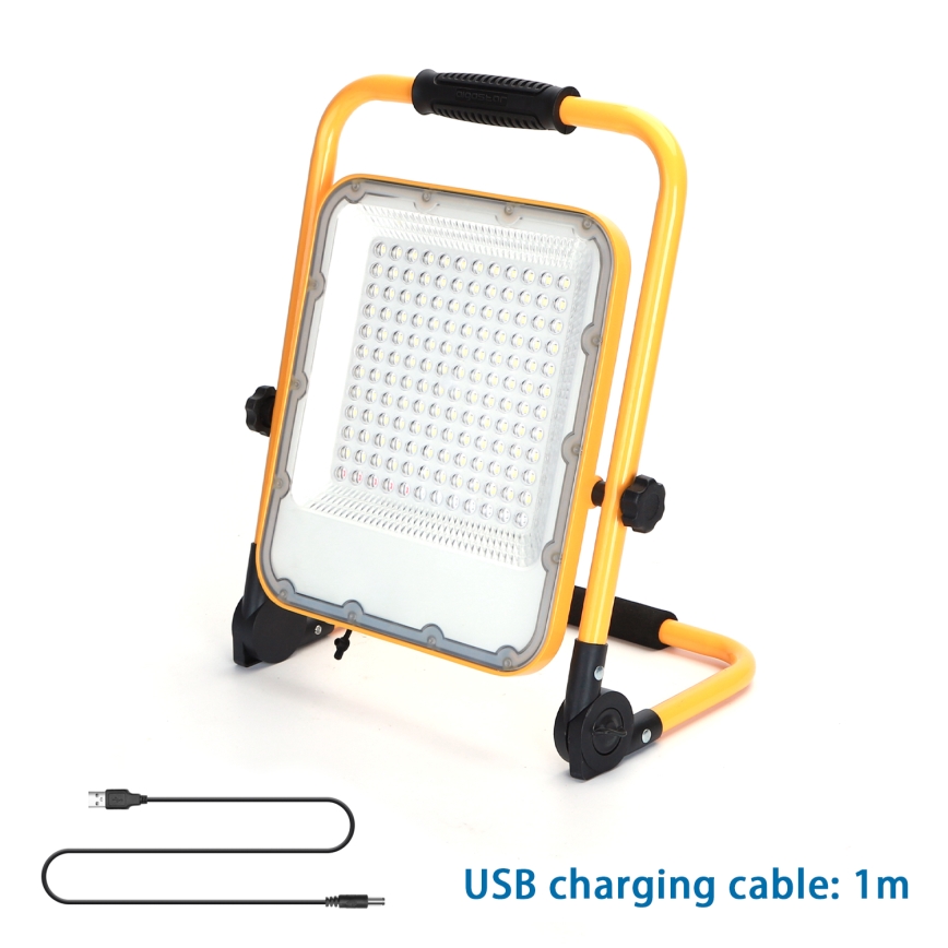 Aigostar - LED Димируем акумулаторен прожектор LED/100W/5V 6500K IP65 1500mAh