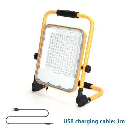 Aigostar - LED Димируем акумулаторен прожектор LED/100W/5V 6500K IP65