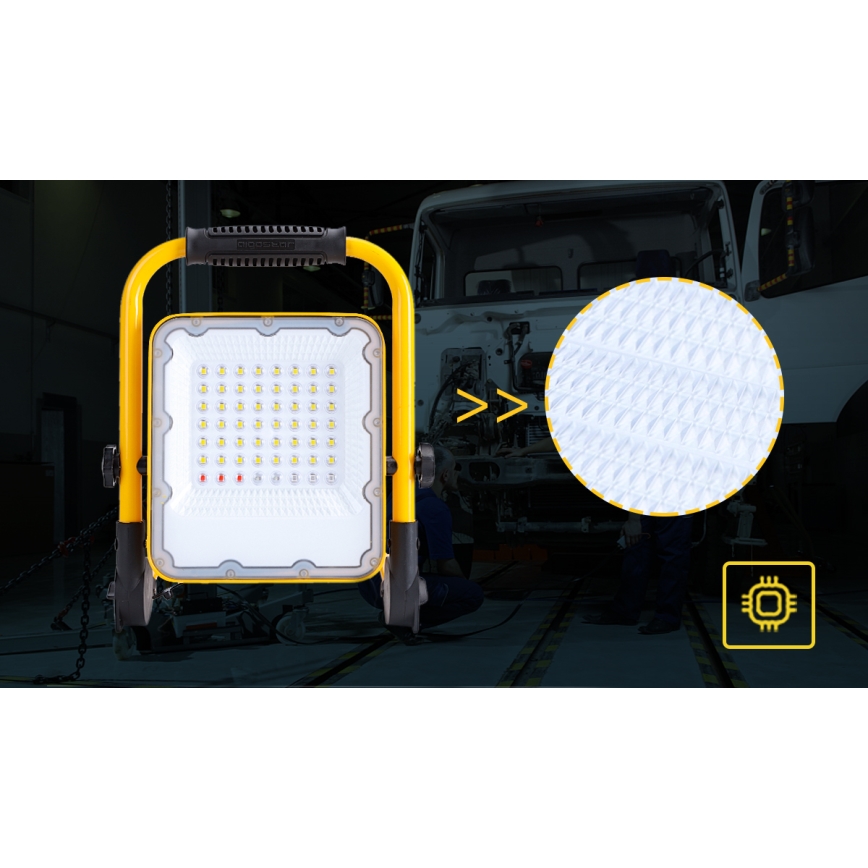 Aigostar - LED Димируем акумулаторен прожектор LED/100W/5V 6500K IP65