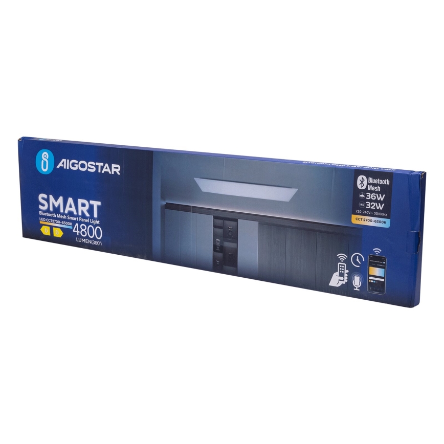 Aigostar - LED Димируем панел за вграждане MESH LED/36W/230V 2700-6500K 120x30 см