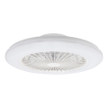 Aigostar - LED Димируем плафон с вентилатор LED/40W/230V 2700-6500K Ø 48,5 см бял + дистанционно управление