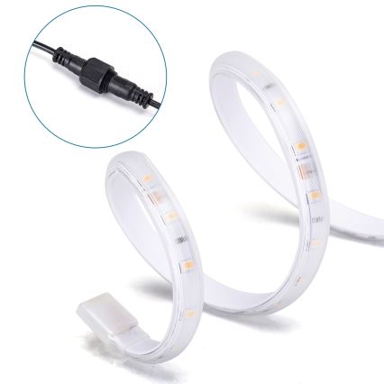 Aigostar - LED Димируем соларен лента LED/10W/3,2V 10 м 2700K IP65 + дистанционно управление