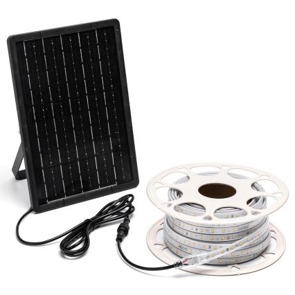 Aigostar - LED Димируем соларен лента LED/10W/3,2V 10 м 6500K IP65 + дистанционно управление
