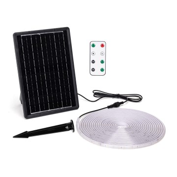 Aigostar - LED Димируем соларен лента LED/10W/3,2V 10 м 6500K IP65 + дистанционно управление