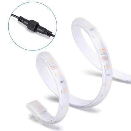 Aigostar - LED Димируем соларен лента LED/5W/3,2V 5 м 6500K IP65 + дистанционно управление