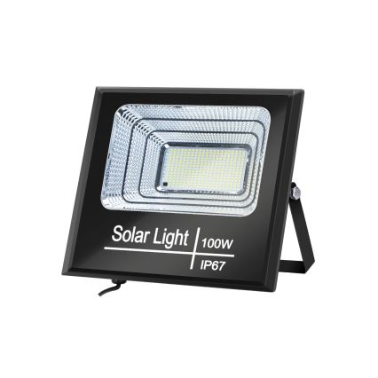Aigostar - LED Димируем соларен прожектор LED/100W/3,2V IP67 2000 mAh + д.у.