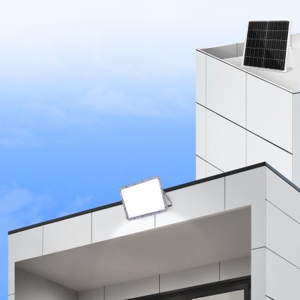 Aigostar - LED Димируем соларен прожектор LED/200W/3,2V IP65 20000 mAh + дистанционно управление