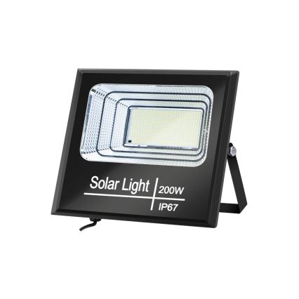 Aigostar - LED Димируем соларен прожектор LED/200W/3,2V IP67 + дистанционно управление