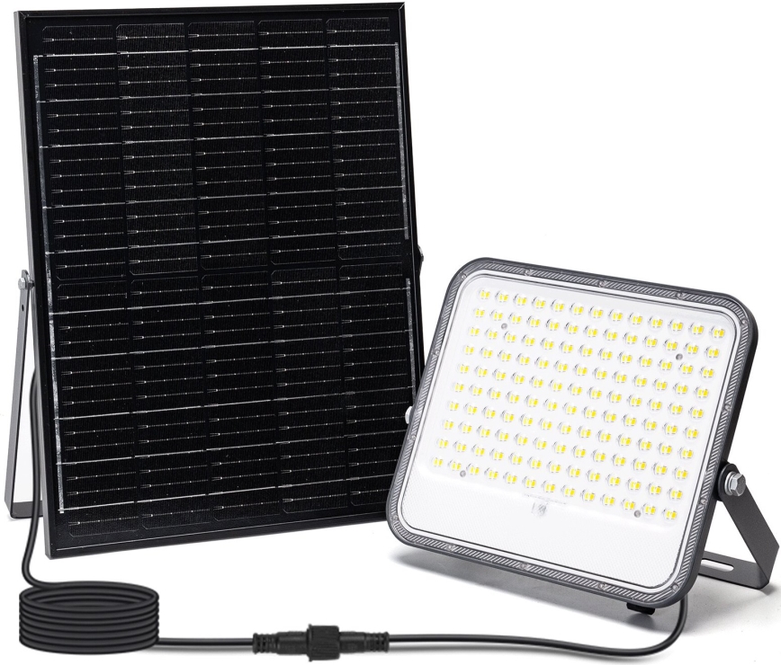 Aigostar - LED Димируем соларен прожектор LED/200W/3,4V 3000/4000/6500K IP66 + дистанционно управление