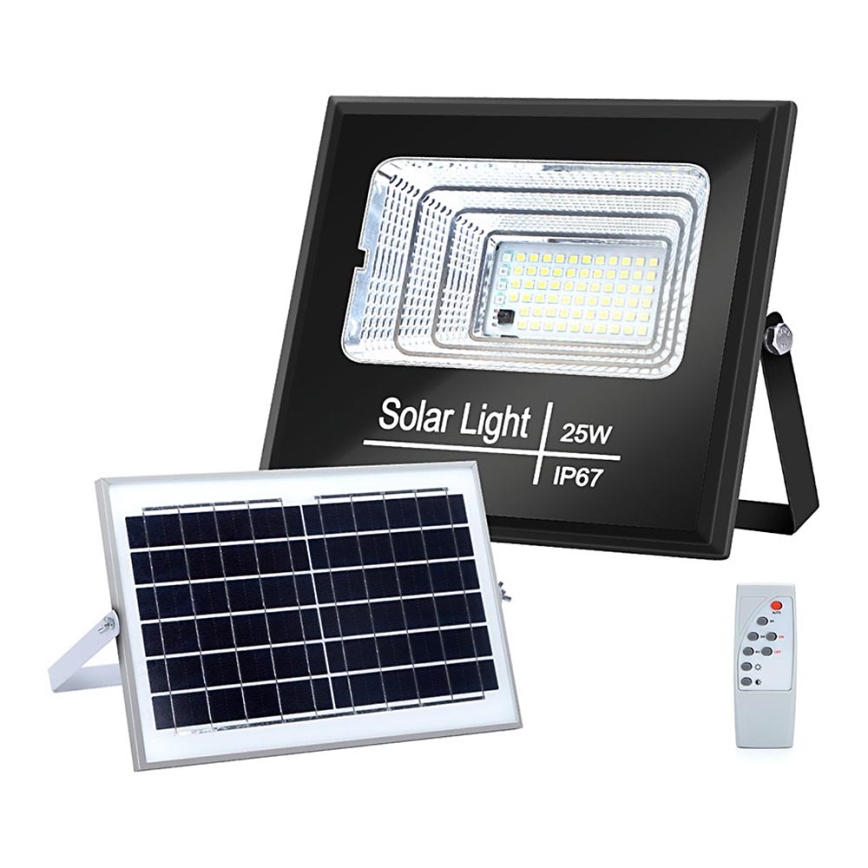 Aigostar - LED Димируем соларен прожектор LED/25W/3,2V IP67 5000 mAh + дистанционно управление