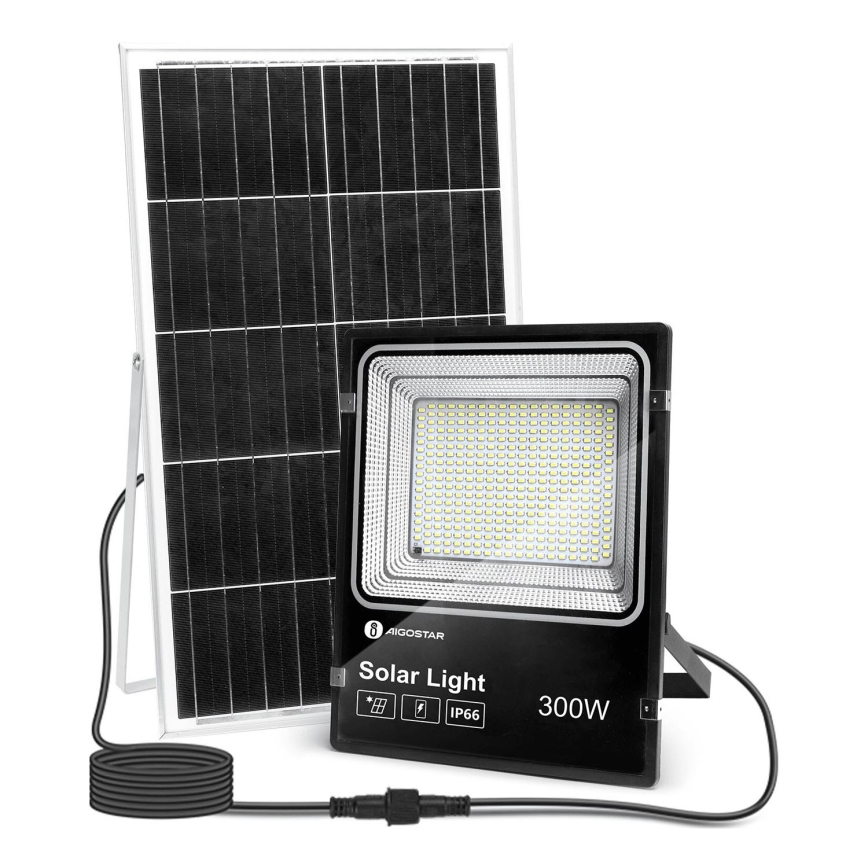 Aigostar - LED Димируем соларен прожектор LED/300W/3,2V IP66 25000 mAh + дистанционно управление
