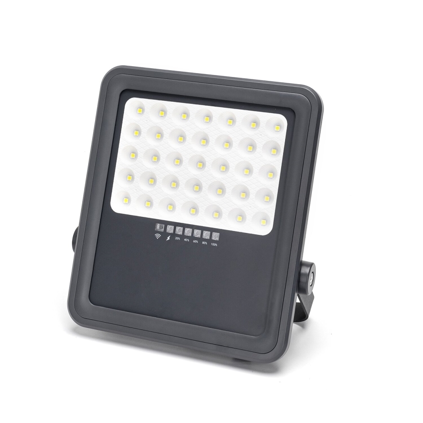 Aigostar - LED Димируем соларен прожектор LED/300W/3,4V IP65 + дистанционно управление