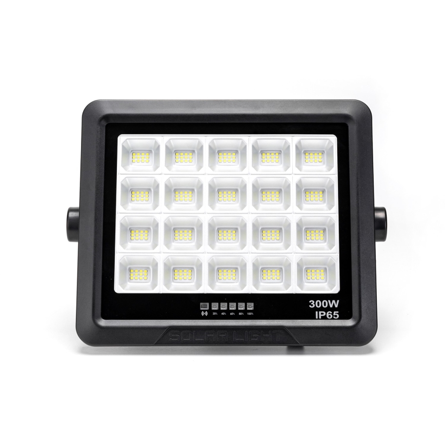 Aigostar - LED Димируем соларен прожектор LED/300W/3,4V IP65 + дистанционно управление