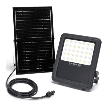 Aigostar - LED Димируем соларен прожектор LED/300W/3,4V IP65 + дистанционно управление