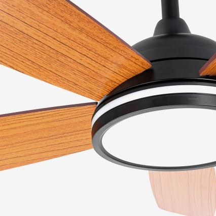 Aigostar - LED Димируем таванен вентилатор LED/20W/230V 2700-6500K 132 см бежов + дистанционно управление