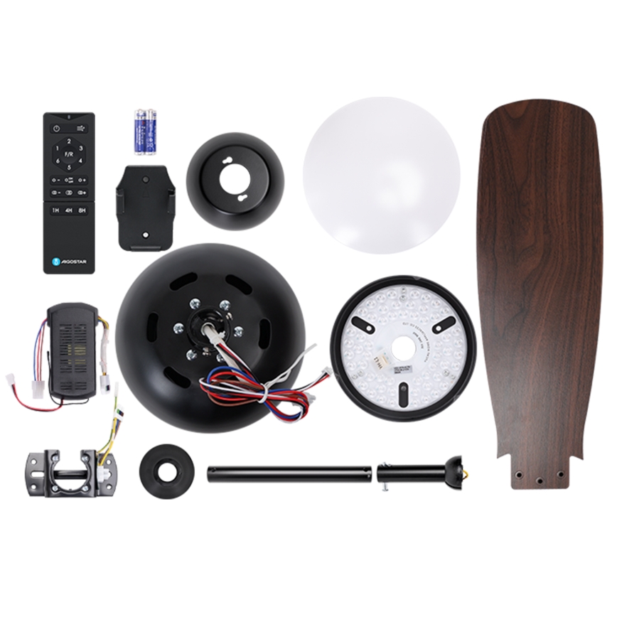 Aigostar - LED Димируем таванен вентилатор LED/24W/230V 2700-6500K 106,6 см + дистанционно управление