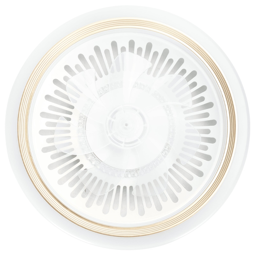 Aigostar - LED Димируем таванен вентилатор LED/40W/230V 2700/4000/6500K Ø 50 см + дистанционно управление бял