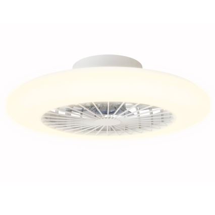 Aigostar - LED Димируем плафон с вентилатор LED/40W/230V 2700-6500K Ø 48,5 см бял + дистанционно управление