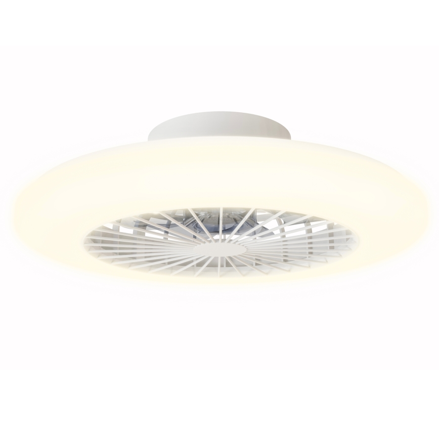 Aigostar - LED Димируем плафон с вентилатор LED/40W/230V 2700-6500K Ø 48,5 см бял + дистанционно управление