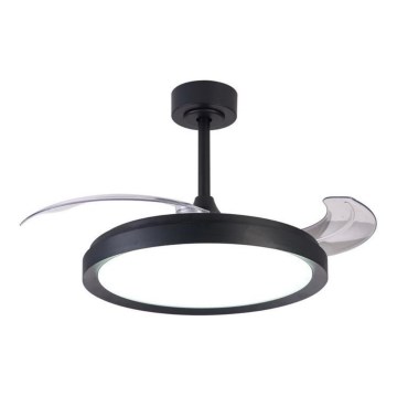 Aigostar - LED Димируем таванен вентилатор LED/50W/230V 2700-6500K 106 см черен + дистанционно управление