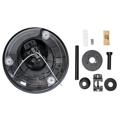 Aigostar - LED Димируем таванен вентилатор LED/50W/230V 2700-6500K 106 см черен + дистанционно управление