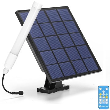 Aigostar - LED Димируем тръба със соларен панел LED/3,2V 3000K/4000K/6500K IP65 + дистанционно управление