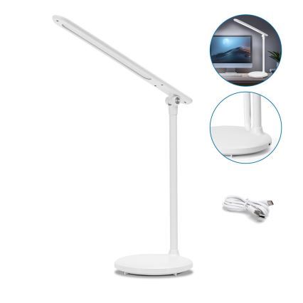 Aigostar - LED Димируема акумулаторна настолна touch лампа LED/3W/5V 2700/4000/6500K 1800 mAh