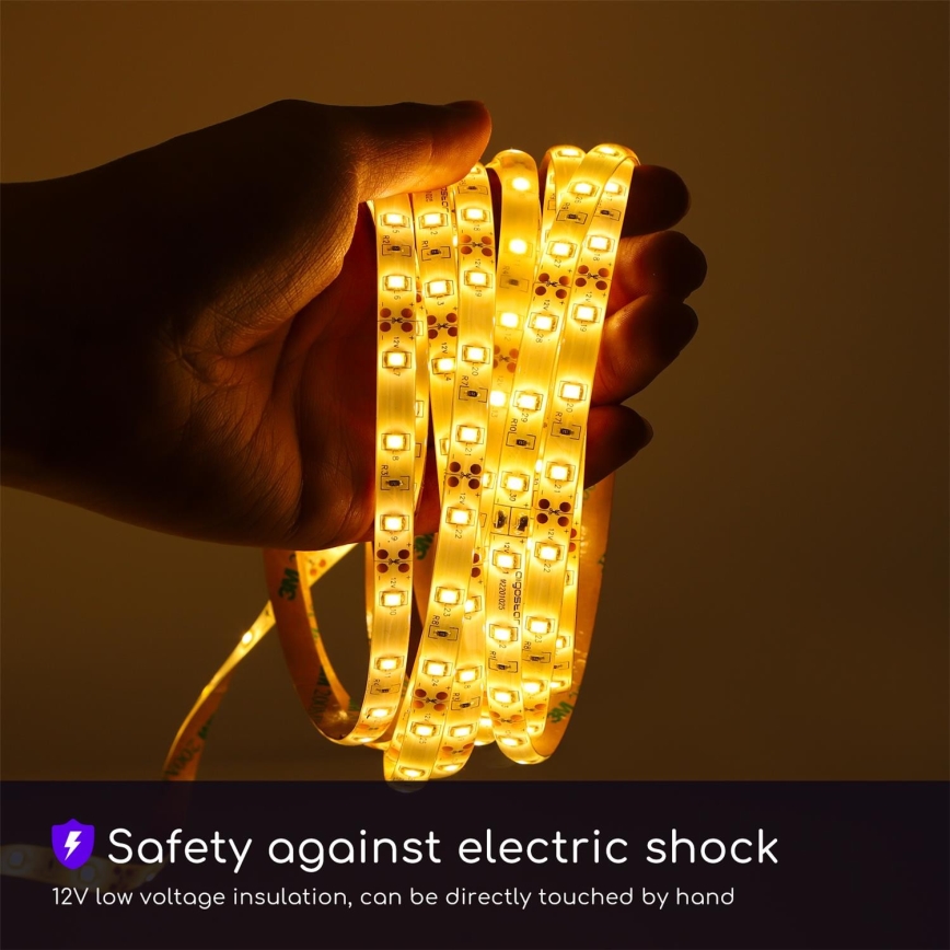 Aigostar - LED Димируема екстериорна лента 5м LED/18W/12/230V 3000K IP65