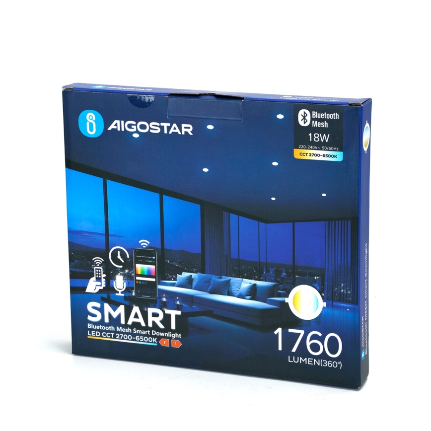 Aigostar - LED Димируема лампа за вграждане MESH LED/18W/230V 2700-6500K Ø 23 см