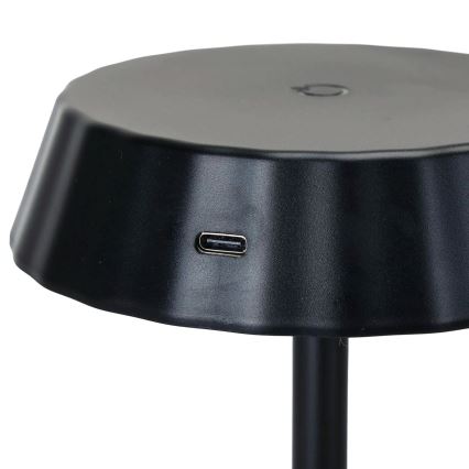 Aigostar - LED димируема настолна лампа AMBIENT LED/2,4W/5V 3000-6500K черна 2000 mAh