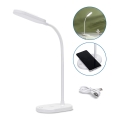Aigostar - LED Димируема настолна лампа с безжично зареждане LED/2,5W/5V бял