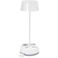 Aigostar - LED Димируема настолна лампа с контакти и USB LED/4,6W/230V 3000/4000/6500K бяла