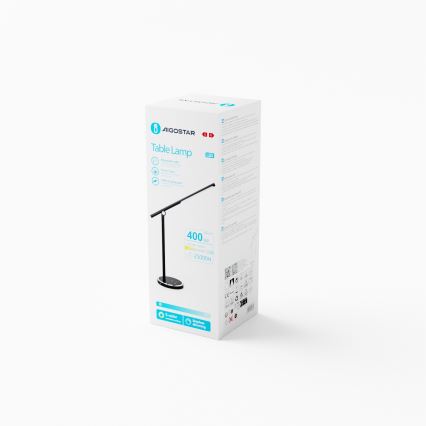 Aigostar - LED Димируема сензорна настолна лампа LED/8W/230V 3000-6000K черен