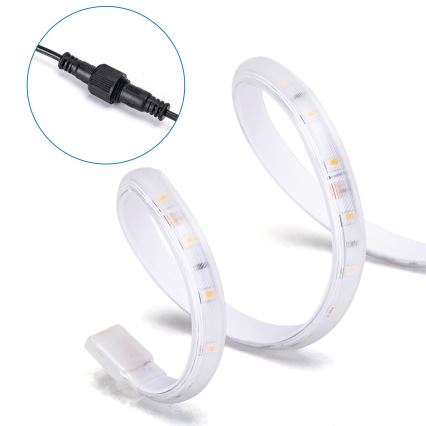 Aigostar - LED Димируема соларна лента LED/20W/3,2V 20 m 2700K IP65 20000 mAh + дистанционно управление