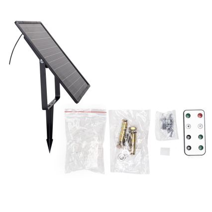 Aigostar - Димируема соларна LED лента LED/20W/3,2V 20 m 6500K IP65 + дистанционно управление