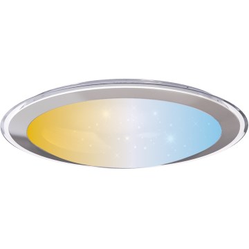 Aigostar - LED Димируемо таванно осветление LED/30W/230V 2700-6500K Ø 42,9 см хром + дистанционно управление
