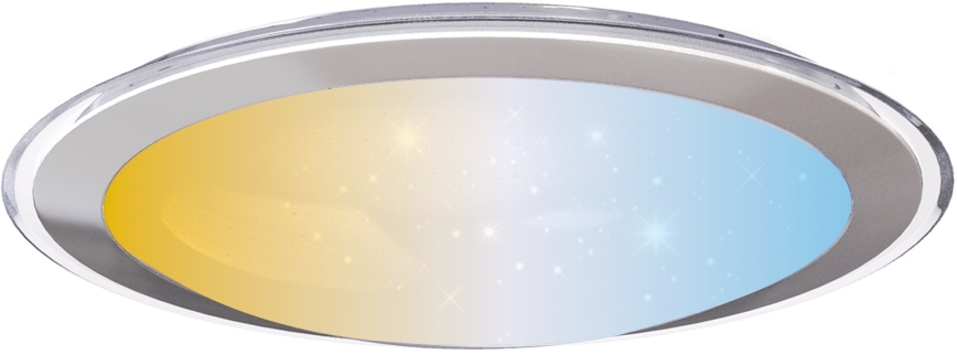 Aigostar - LED Димируемо таванно осветление LED/30W/230V 2700-6500K Ø 42,9 см хром + дистанционно управление